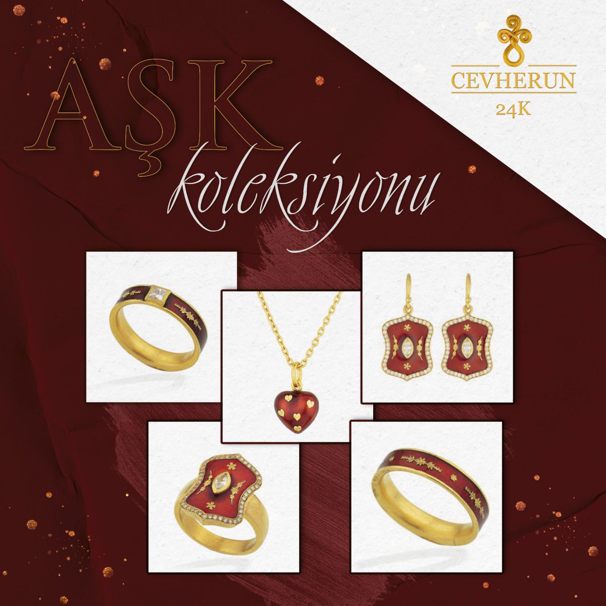 Cevherun 24k sale gold jewelry