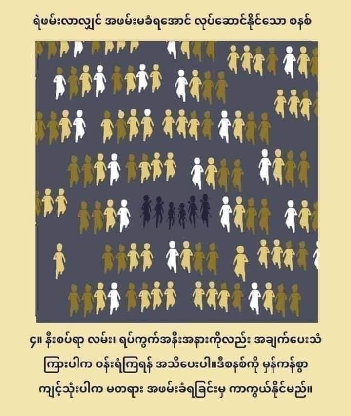 More than 350 people, including officials, UEC members, protestors and activists have been arrested by police unlawfully at midnight in Myanmar since the Feb 1 military coup.
Here are some facts to prevent from arresting.

#WhatsHappeningInMyanmar #Feb12Coup