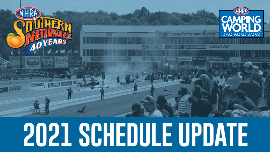 NHRA #SouthernNats at @atldragway rescheduled for April 30-May 2. 

MORE INFO: bit.ly/3rRkbRU