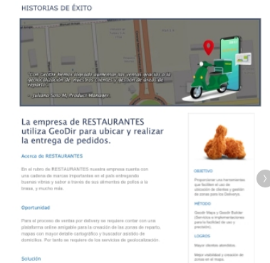 Inkamaps's tweet photo. ¡Todo un caso de éxito en el rubro de #Restaurantes! 🍟🍗🍕
Ingresar al link https://t.co/Fg46FYIXhg...
Mayor información a contacto@geodir.co
#delivery #pedidosonline #ENTREGAS #Pollo #pizza #Papas https://t.co/wNRtivrZit