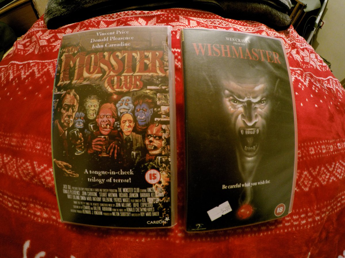 bartdekool's tweet image. The ups and downs of hearing new vhs crashing through the letter box only to find the corners have been smashed off in the process!