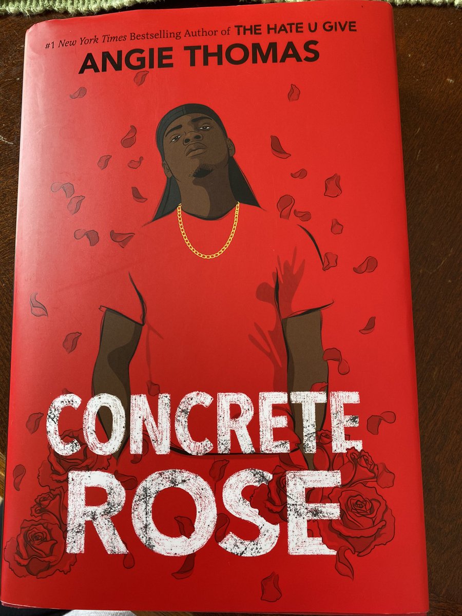 Just finished @angiecthomas ‘s Concrete Rose. So good had to text the retired Ts of my Book Club bc we read The Hate U Give & loved it. #TeachersWhoRead #KidsDeserveIt https://t.co/xM1q8HB65r