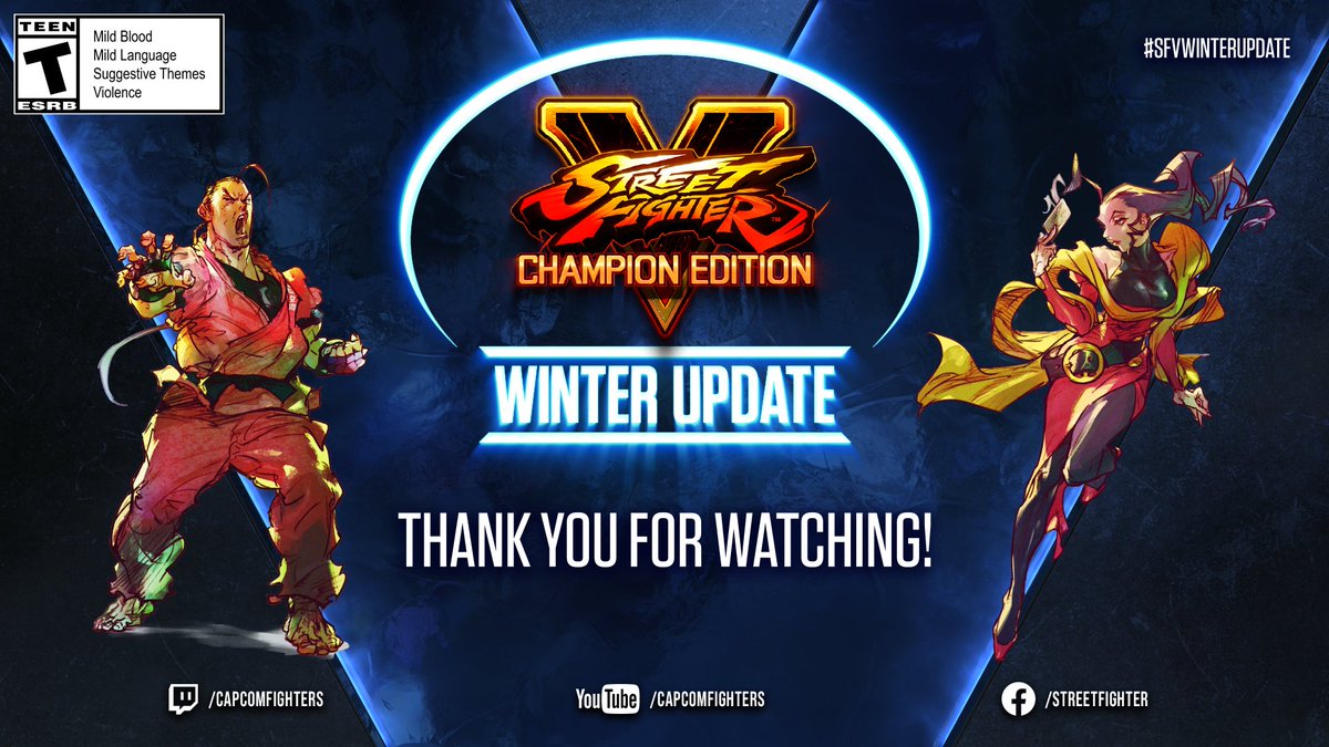 Catch all the SFV Winter Update