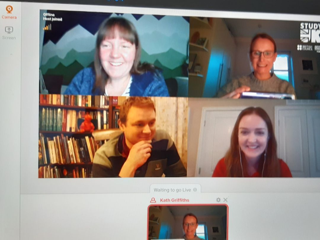 Great to be part of the #StudyUK British Council USA facebook live  with Maggie Parke-StudyinWales <a href="/studywales/">Study in Wales</a> talking about Studying in Wales with colleagues from:
⭐ University of South Wales 
⭐Bangor University
⭐Aberystwyth University 
⭐Swansea University

<a href="/uwtsd/">University of Wales Trinity Saint David</a>