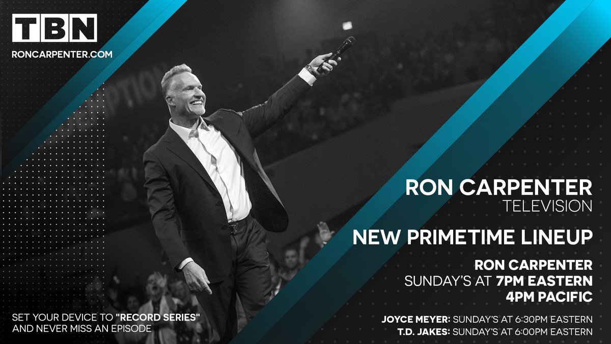 Ready for the Word? Set those DVRs—don’t miss a single message! Join us Sundays at 4 PM PST on TBN!