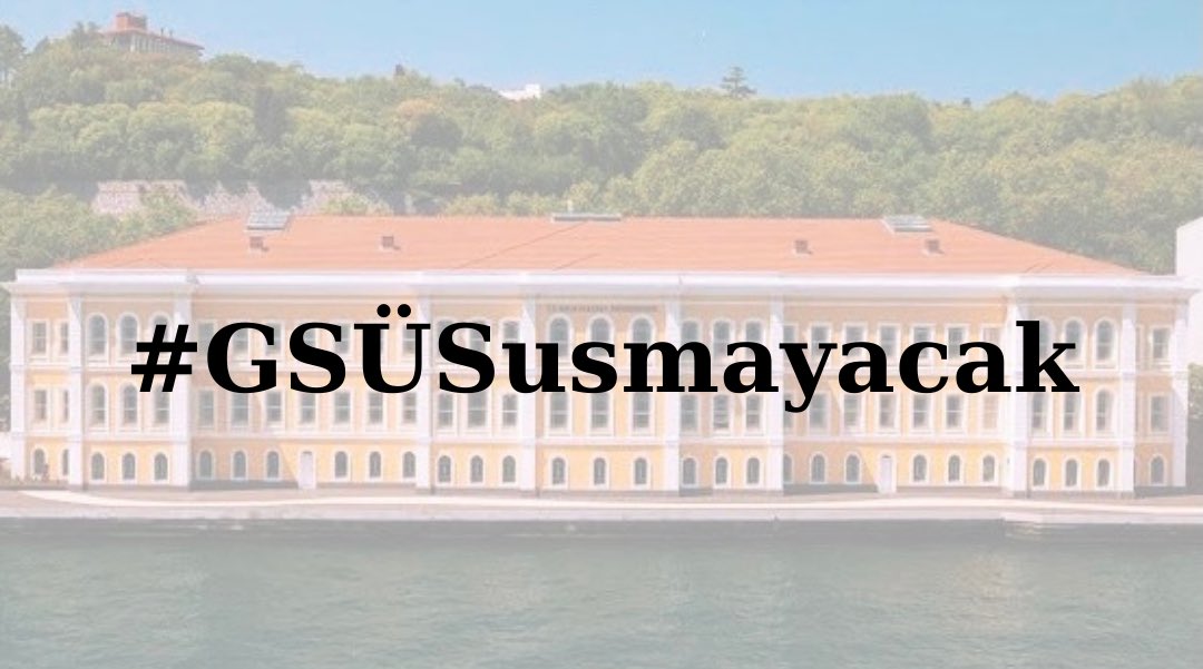 FRANSIZ ÖĞRETMENLERİMİZİN YANINDAYIZ!
ÖĞRETMENLERİMİZE YAPILAN HAKSIZLIĞIN GSÜ ÖĞRENCİLERİ OLARAK KARŞISINDAYIZ!
#GSÜSusmayacak