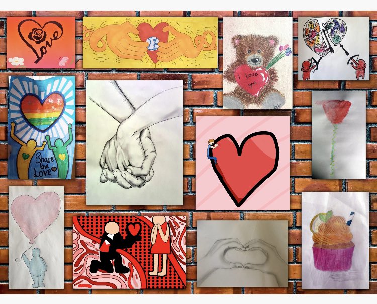 EpaLeesbrook's tweet photo. Super impressed with the Art submissions under this weeks theme ‘Love’🙌 https://t.co/e1R3nmnCa0