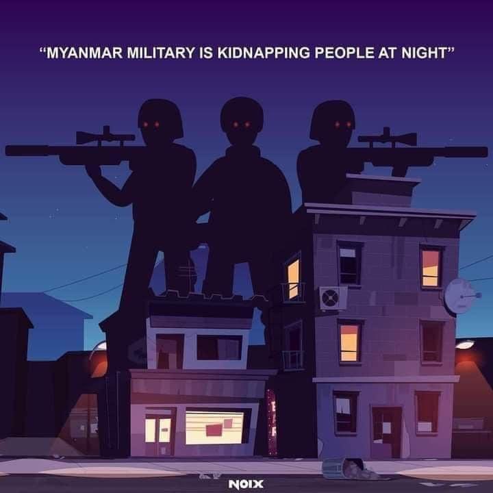LKywin's tweet photo. Our Night Life In Burma ,Myanmar 🇲🇲#SaveMyanmar #RejectMilitaryCoup # https://t.co/sPalYzzmEV