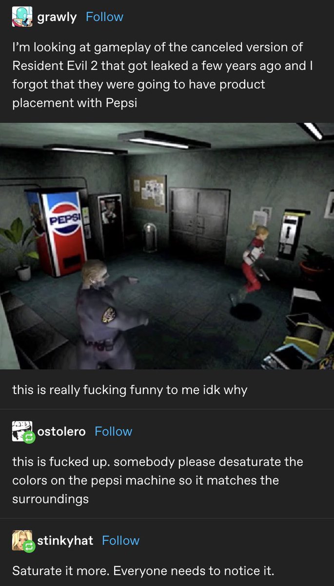 RESURVlVOR's tweet image. please look at one of my favourite resident evil related posts.