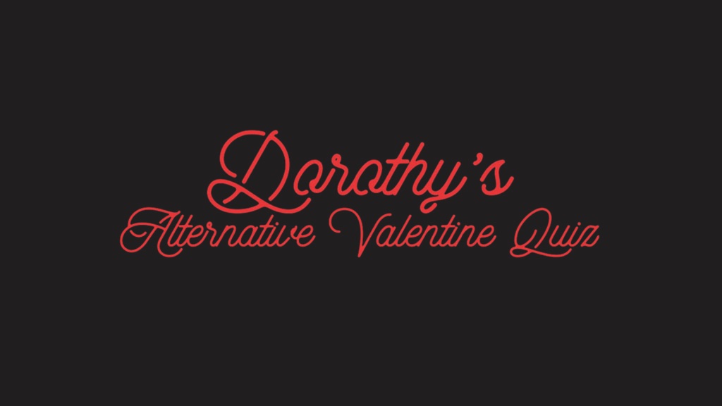 We've put together a little Valentine quiz for film fans...it's a toughie. If you get 14/14 you've got yourself a date with Dorothy after lockdown❤❤❤ bit.ly/dotvalentinequ…