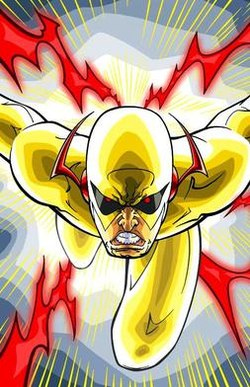 Hunter Zolomon - ZoomAfter a life of tragedy, Grodd broke his back, leaving him paralyzed from the waist down. Hotwiring the Cosmic Treadmill to go back in time, he gained superspeed. Losing sense of reality, he became Zoom and vowed to make The Flash face tragedy.