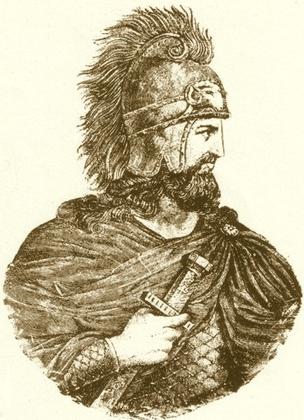 The commander Vardan Mamikonian is remembered for leading the revolt against Sasanian Persia, which had demanded the Armenian nobility to denounce their Christian faith and convert to Zoroastrianism. At the Battle of Avarayr (451 CE), Vardan and his companions are martyred (2/8)