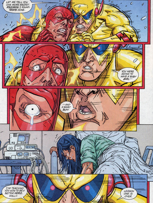 Hunter Zolomon - ZoomAfter a life of tragedy, Grodd broke his back, leaving him paralyzed from the waist down. Hotwiring the Cosmic Treadmill to go back in time, he gained superspeed. Losing sense of reality, he became Zoom and vowed to make The Flash face tragedy.