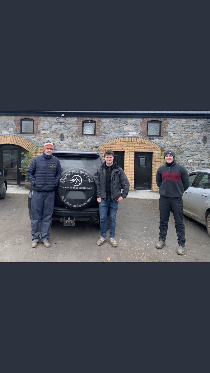A thoroughly enjoyable two weeks spent at @OghillHouseStud . Great to see how one of the best in the business operate! Thanks to @JohnHyland_89, Hugh and all the team for having us. The only shame is that we couldn’t wrap the week off with a night in Cunninghams! @DavidSkelly_