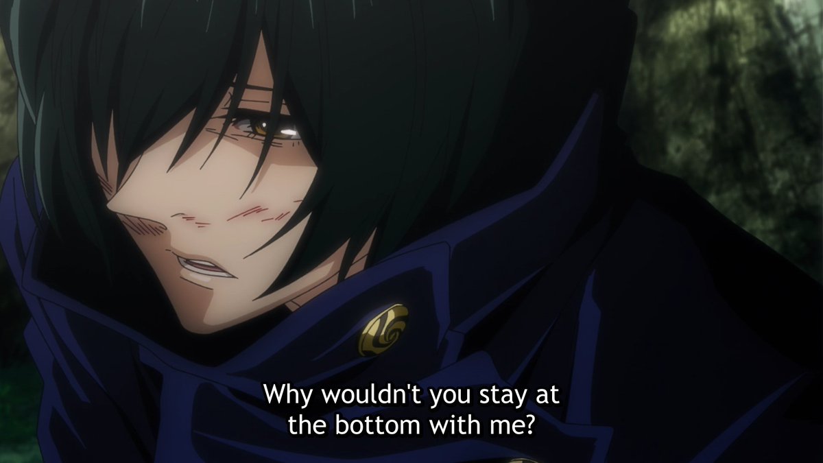 Another example of what defines Maki as a charcaters, her personality. She is always looking up, so ofc she would have hated staying at the bottom. She even adds "That's the only reason why."