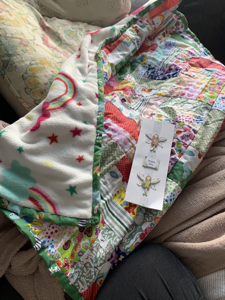We do have some really lovely renal patients. We are there to care for them, but sometimes we get blown away by the care they offer in return. This was handmade by a patient for the pending littlest Carrel family member