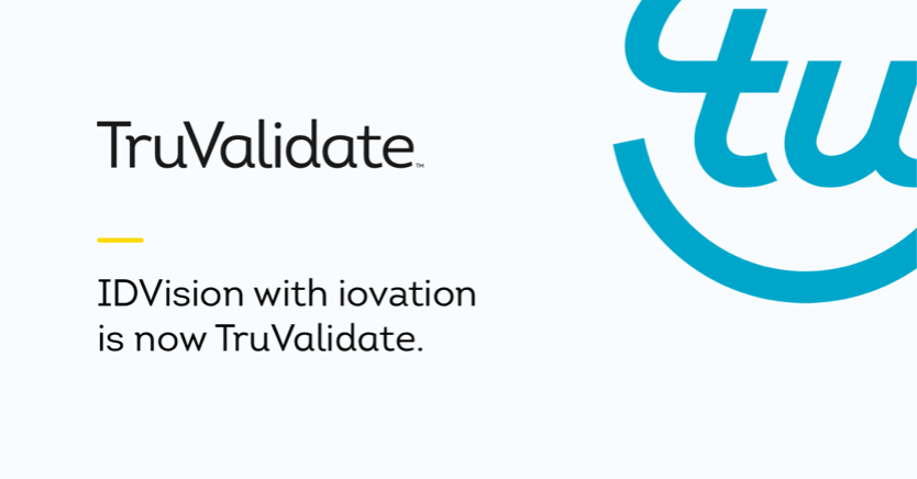 ICYMI. IDVision with iovation is now TruValidate. Our united #fraud solutions deliver a more precise picture of a person to help detect, resolve or prevent fraud, enabling businesses and their customers to transact with confidence and achieve great things. transu.co/6017H52Qx