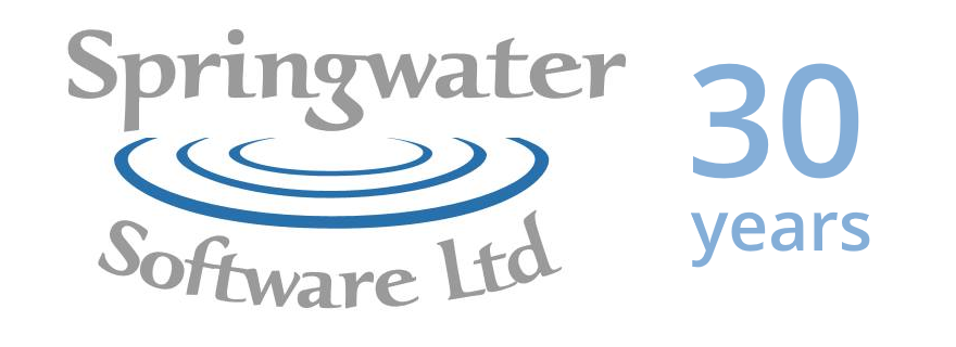 SpringwaterSoft's tweet image. We&apos;re very happy to be celebrating our 30th birthday!

Springwater Software Ltd started trading in February 1991.