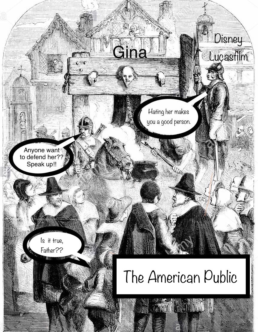 commanderdata6's tweet image. If you celebrate the public shaming of a woman.Find yourself in this picture. Be honest. Children are listening... Gina deserves better. Respect strong women. 💪 ✊ 👧🏻@starwars @SW_takes @TheCarlWeathers @EthanVanSciver @thatstarwarsgrl @thattugglife @disneyplus @themandalorian
