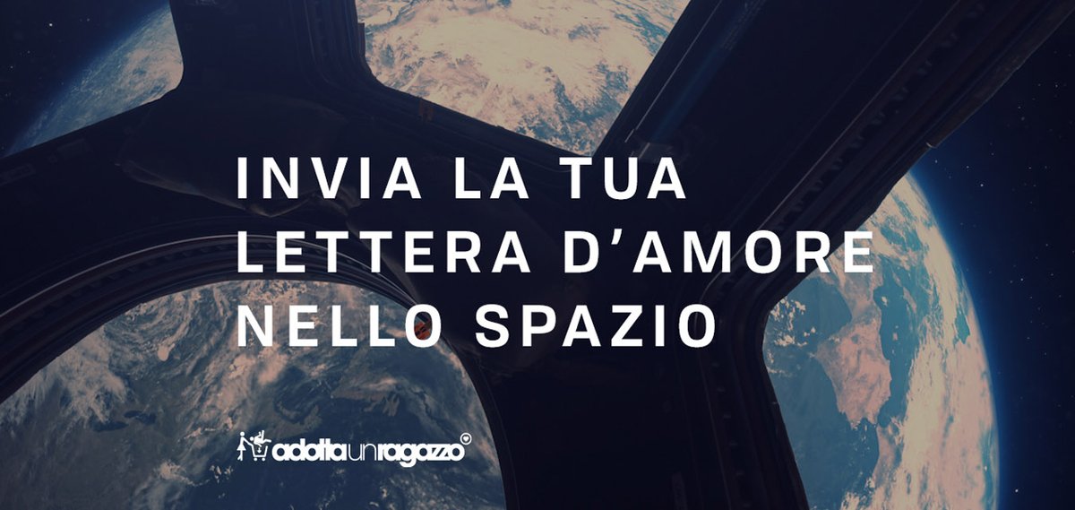 Modadivas's tweet photo. @AdottaUnRagazzo  ”Adopt A Boy” sends 1000 love letters into space
https://t.co/crqRztbmUL https://t.co/qAy1lOh9xP