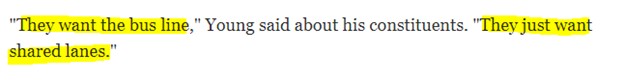 a ha! we've got uninformed constituents again! you can't have the line without the lanes folks! wrong again!