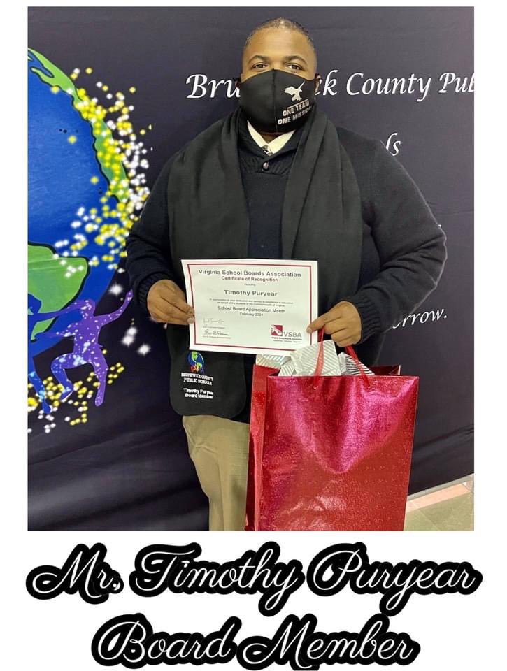 bcpsva's tweet photo. BCPS Spotlight: The Virginia School Board Association named February as School Board Appreciation Month. Our Division Superintendent &amp; schools recognized our board during the February board meeting. Thank you Mr. Puryear for a job well done. #BrunswickStrong #bcpsva https://t.co/0TM0mcpy4t