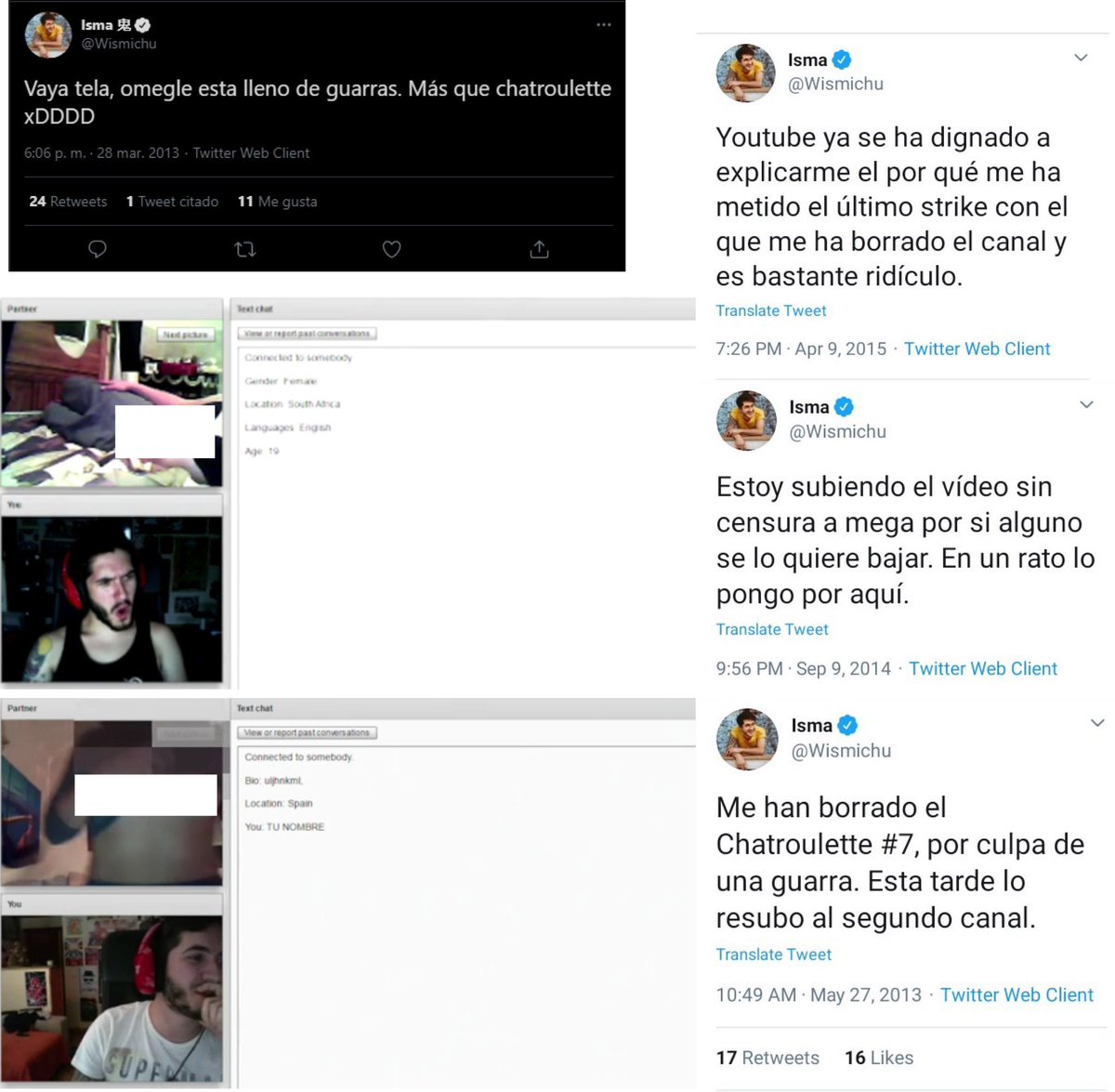 Trotuguita's tweet photo. En fin, que esto se recuerde por siempre, Wismichu no es una buena persona https://t.co/A3wdHaciOl
