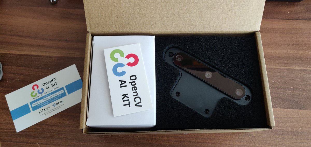 FatAndFurious42's tweet image. Yess, my new toy is here!!! Time to play with the OpenCV AI Kit, hopefully it was worth the wait 🙆‍♂️🙆‍♂️🙆‍♂️

@luxonis @opencvlibrary #OAK #DepthAI #ComputerVision #ImageProcessing