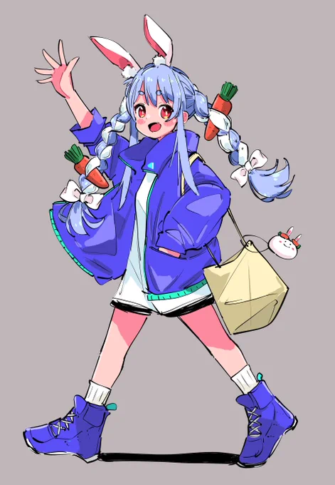 おでかけぺこ🐰🥕✨ #ぺこらーと 