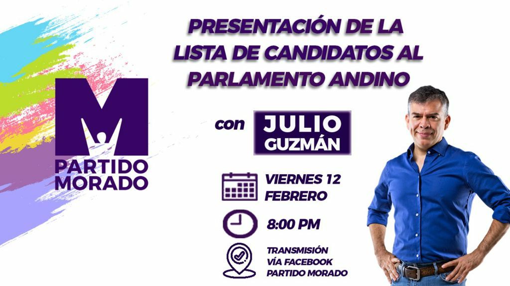 emeATO's tweet photo. Hoy a las 8:00 p.m. acompáñanos en la presentación de la lista al Parlamento Andino del @partidomorado. Junto con @julioguzmanperu presentaremos nuestra visión y propuestas. ¡Demostraremos ser el partido más preparado! #UnirParaProgresar https://t.co/Qf3KKwAC6c
