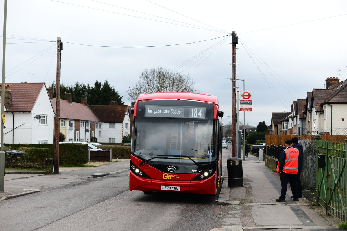 Route 184 between #TurnpikeLane and #Barnet Chesterfield Road is now operated with fully electric buses. USB charging is available on these buses.