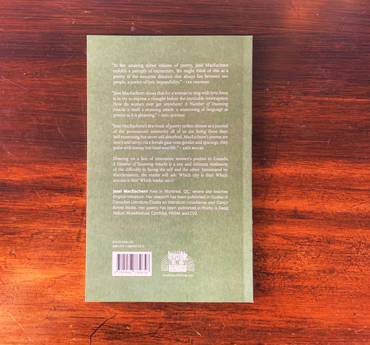 jessisays's tweet photo. Deep, deep gratitude to @invisibooks for transforming my lines into such beautiful pages. I am swooning over the design by @MeganFildes. 

You can buy a book of your very own very soon! Pub date is Mar 19, but A NUMBER OF STUNNING ATTACKS is already making its way into the world! https://t.co/MkgzIZLYaj