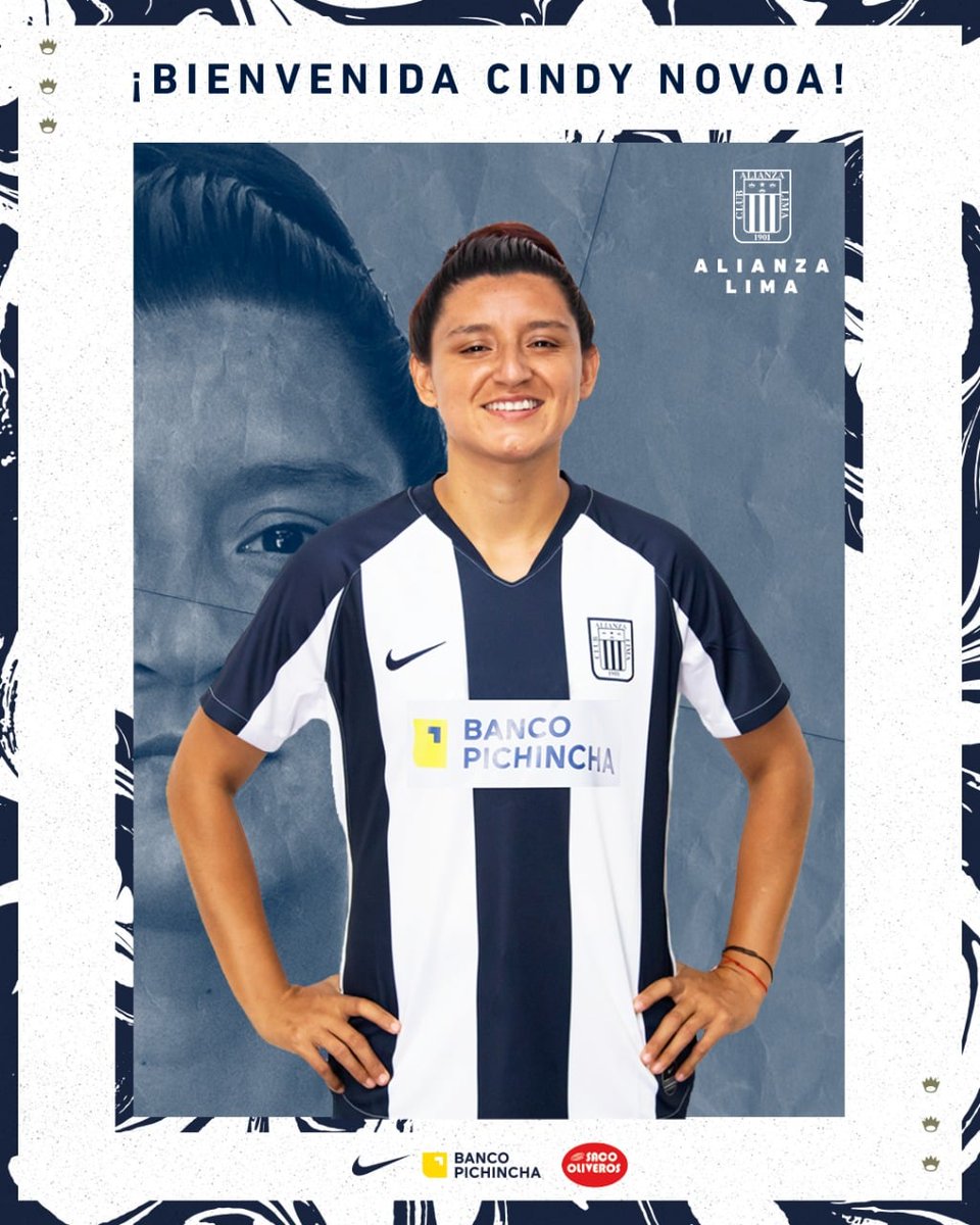 Y que tal forma de iniciar el #ViernesGrone eh!
¡Bienvenida AL mas grande @CindyNovoa22 !💙
#VictoriaYGloria⚽️