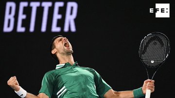 الصربي #نوفاك_ديوكوفيتش، المصنف الأول عالميا يفوز بمعاناة على الأمريكي تايلور فريتز رغم الإصابة في البطن ويبلغ ثمن نهائي #أستراليا_المفتوحة للتنس 

المباراة امتدت لخمس مجموعات وحسمها "نولي" بصعوبة 7-6 (7-1) و6-4 و3-6 و4-6 و6-2 في لقاء امتد لثلاث ساعات ونصف