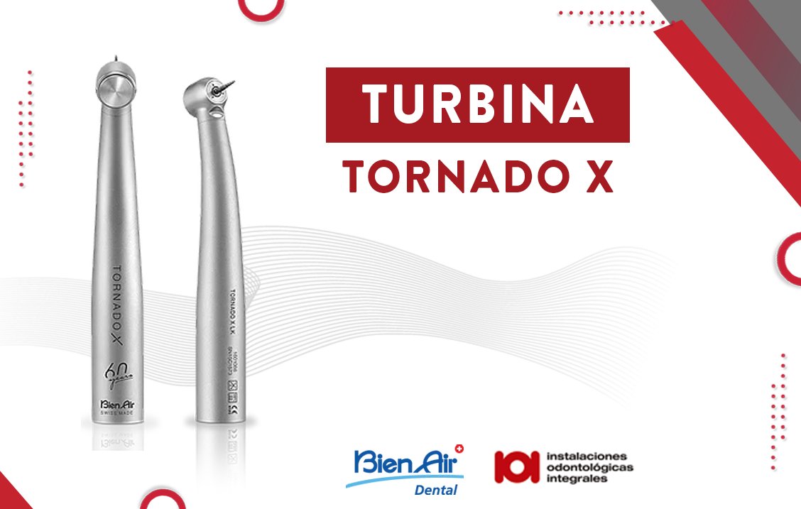 IOISA2181's tweet photo. La turbina #TornadoX posee un mecanismo de movimiento giratorio y sujeción de fresa que elimina las vibraciones. Su sistema de seguridad “Cool Touch” mantiene la cabeza del instrumento a una temperatura segura.

Conozca más detalles: https://t.co/xmLarMXk3Y https://t.co/Dz2SewS8jd