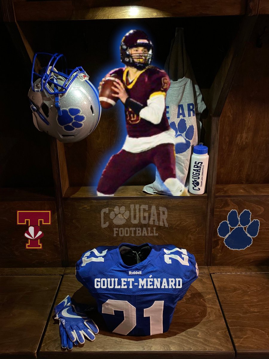 Football: ⚪️🔵 2021 Recruitment 💥

Samuel Goulet-Ménard
Welcome to the Cougar Family!

ℹ️ Harfangs de l'école secondaire du Triolet
✅ 5'11" 170lbs

Check out his highlight ⬇️
hudl.com/v/2EcFFP

#cougarpride #bleedblue #reload #colldiv1