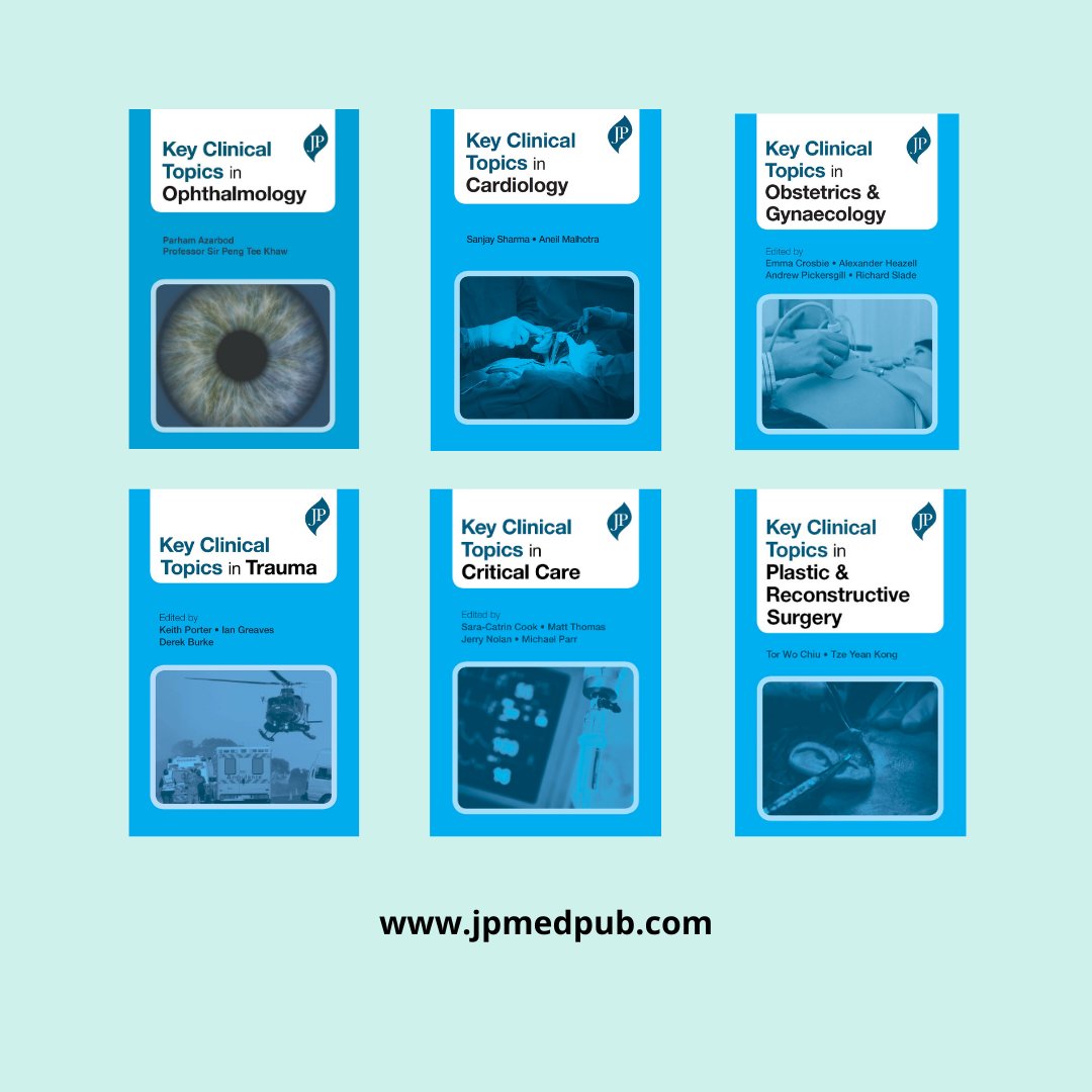 Check out the Key Clinical Topics series - rapid access to core information, offering effective exam revision and quick reference in day to day practice. See the full series at jpmedpub.com