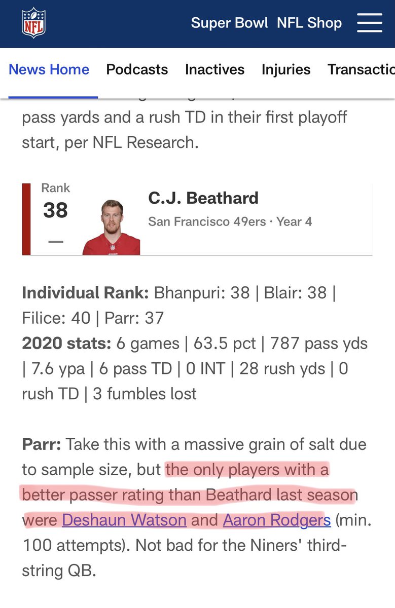 AlexChaplain's tweet photo. Pat it’s not Monday so I DON’T wanna overreact BUT maybe the @49ers should send Jimmy G back to the Pats and give CJ Beat Hard the starting gig so he can start throwing TDs again to his favorite target @gkittle46 @PatMcAfeeShow @tyschmit #PatMcAfeeShowLIVE @HawkeyeFootball https://t.co/Z8e4TQqwtm
