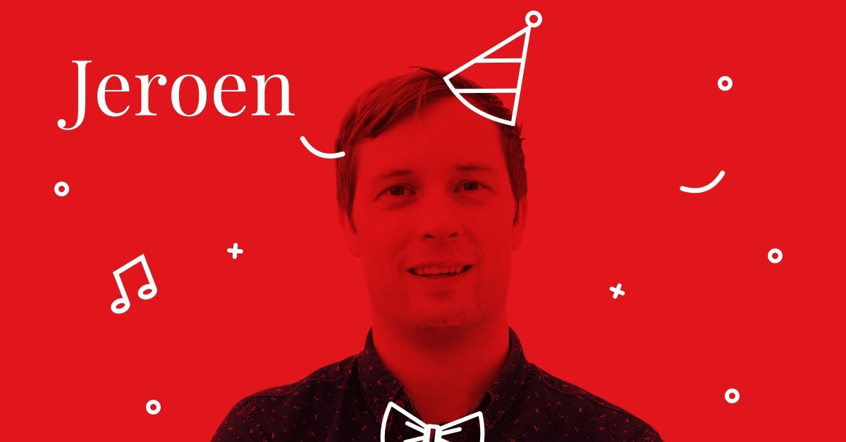🎉Today, we celebrate 15 years of duty from Jeroen van den Berg! Give this extraordinary craftsman and technical guru a digital high.✋