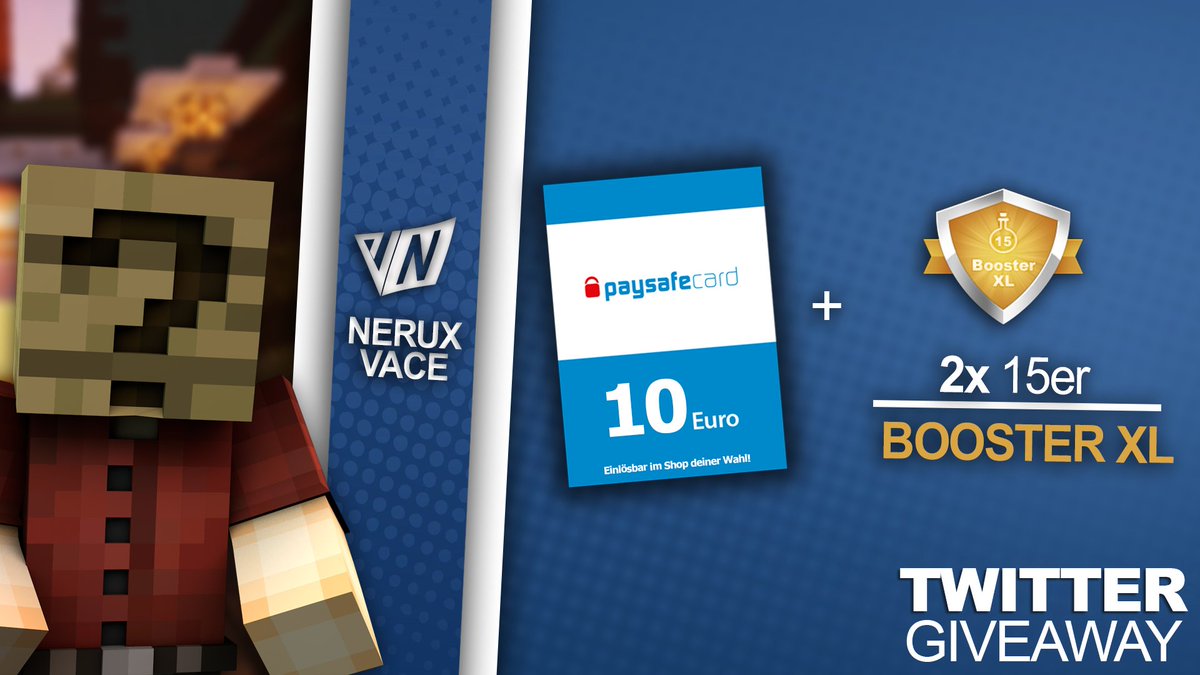 🎁 GEWINNSPIEL 🎁

Heute verlosen wir für die Community:
1x 10€ paysafecard
2x 15er Booster XL

Was ihr dafür tun müsst:
▶️ <a href="/NeruxVace/">NeruxVace.de</a>.net folgen ❤
▶️ Tweet retweeten 🔁
▶️ 2 Freunde markieren ✏️

Viel Glück an alle Teilnehmer! 🍀

Ende: 🗓 
▶️ 19.02.2021
