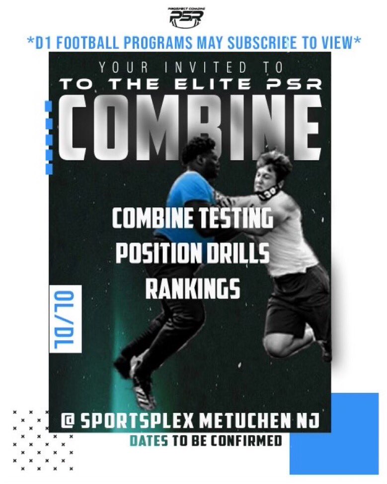 CornellEvans99's tweet photo. I am blessed to be invited to the Elite PSR Combine! Ready to work! @ScoutNickP https://t.co/nWVNJUmmO2