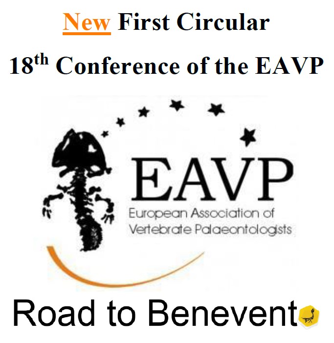 What a #FossilFriday!
The 18th #EAVP Annual Conference will take place online the second week of July. The NEW First Circular is out! #EAVP2021 #2021EAVP
Workshop/symposia/roundtable proposal deadline approaching fast (28/02/21)
info: sites.google.com/view/eavp2021
