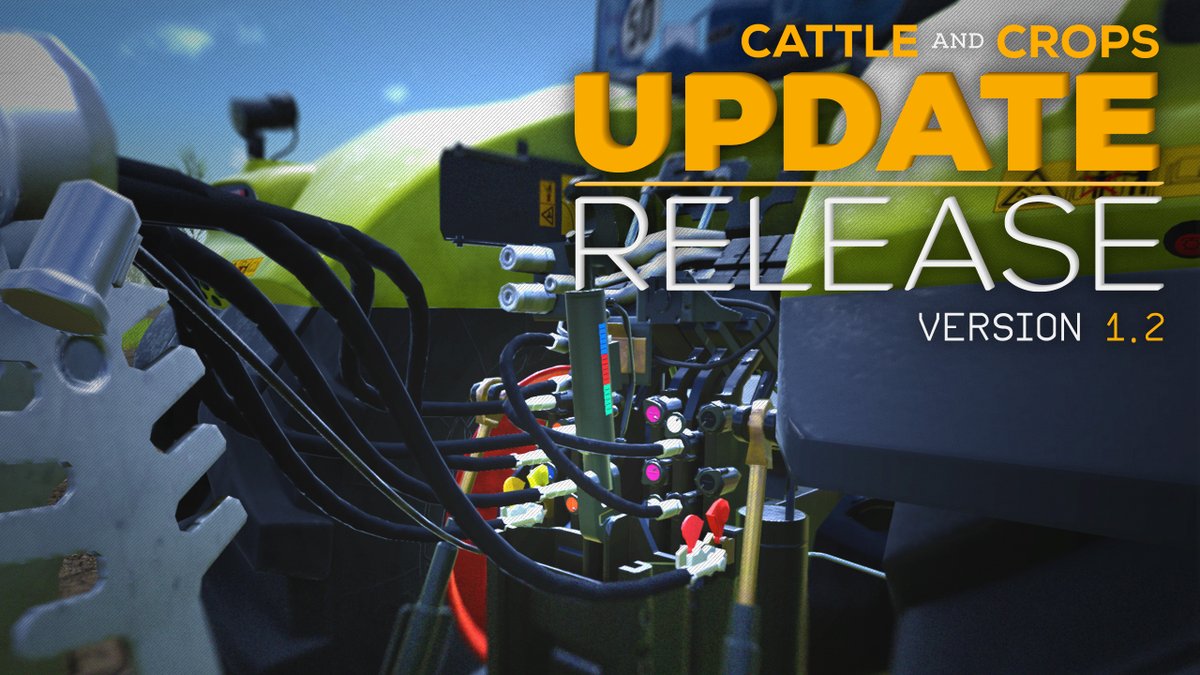 As you have already noticed, our bugfix update has been delayed a bit. We've added a few new features to the game that didn't make it into last year's Christmas update.

More info: cattleandcrops.com/en/news/12778