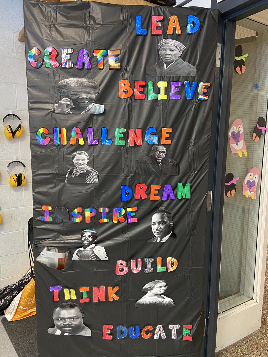 Glendale_Reads's tweet photo. Some of our youngest panthers 🐾 participated in our #BlackHistoryMonth door decorating contest! @jbailey126 @mary_fial @MandyMcButt3r @SweetHomeCSD https://t.co/6JeLTopybB