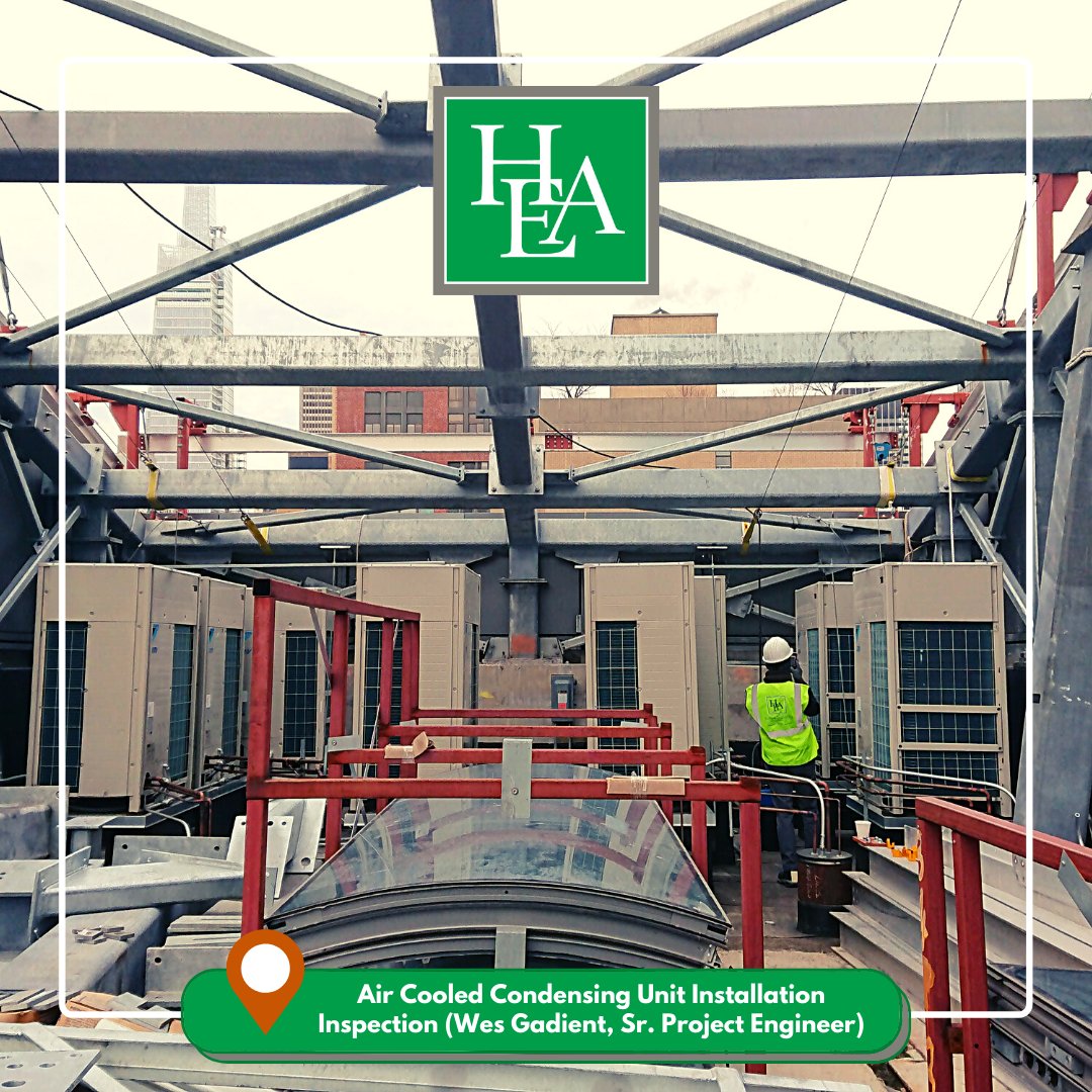 FST_Technical's tweet image. Behind the Scenes: Demanding a Higher Standard. Here is Wesley Gadient conducting ACCU installation inspections. Photo credit - Leticia Lew, Project Engineer

#BuilditSafe #HEAWorks #heaengineers #LifeatHEA #construction #buildingcommissioning #engineer #engineerlife