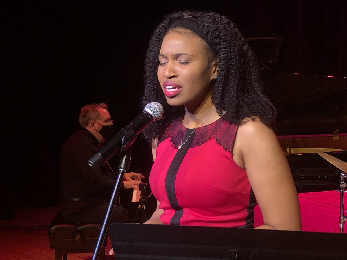 HCFTA's tweet image. Jasmine French, the terrific lead from our 2019 production of Memphis the Musical, will perform in our Virtual Valentine's Day Concert! Click here for tickets: showtix4u.com/event-details/…