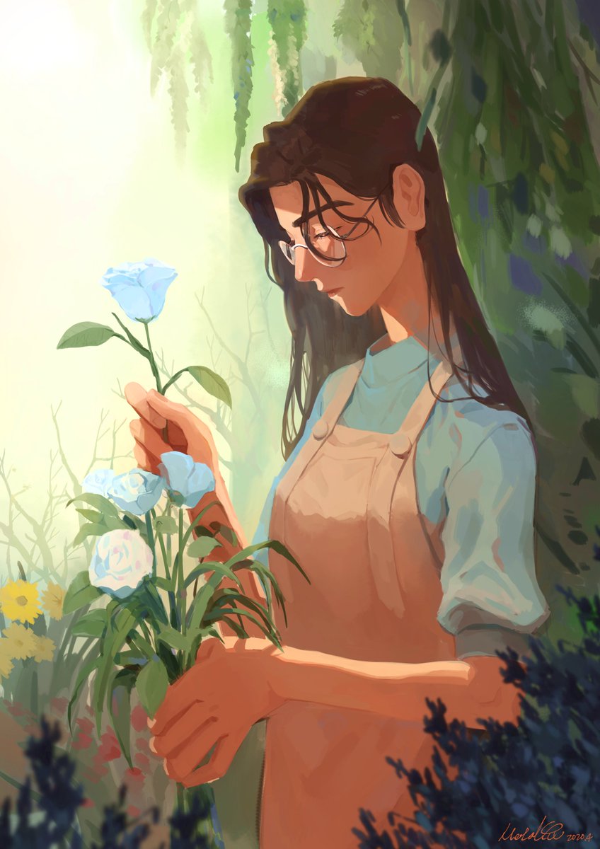 第一批的fanart裡面就有花店ㄌ...
算上一張草稿是五張??
→2020.02                                                            →2020.02
→2020.04                                                            →2020.08 