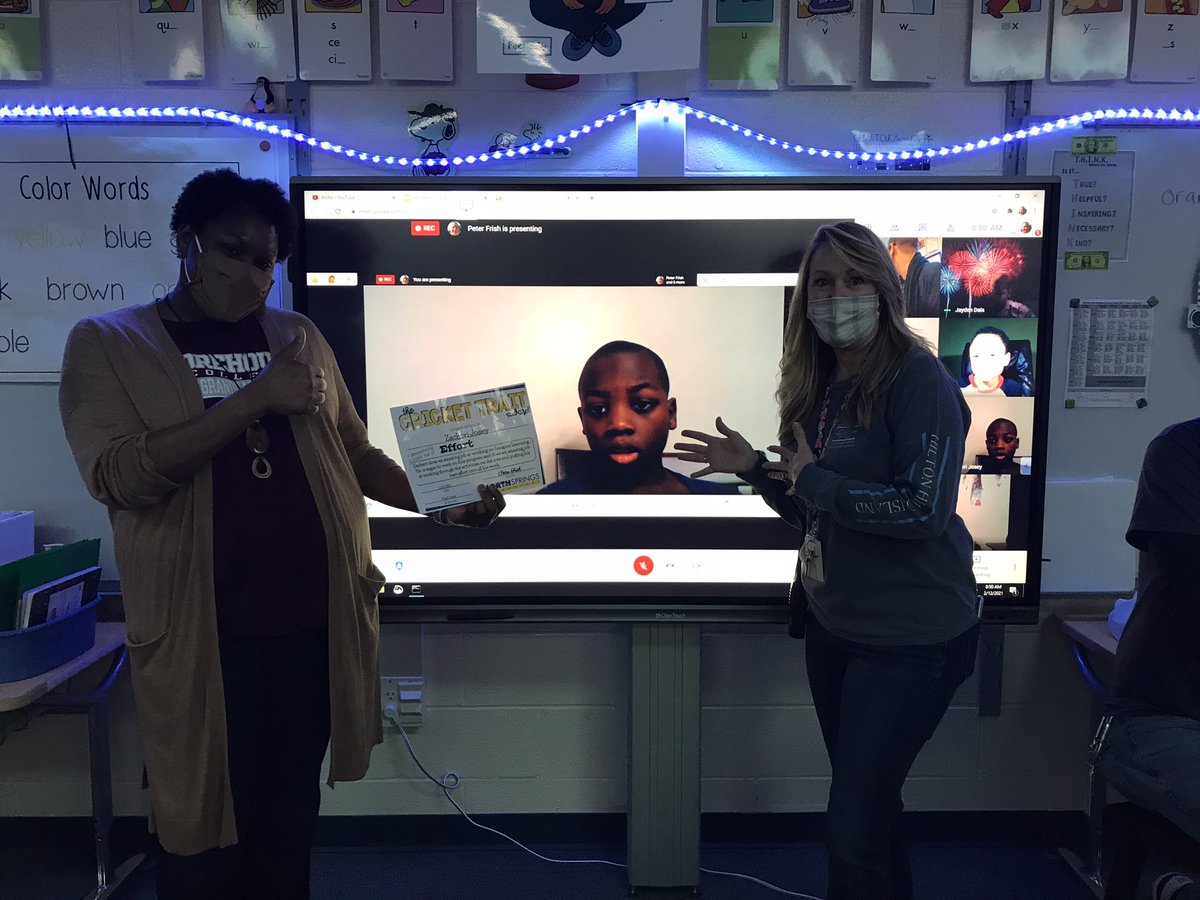 North Springs is excited to celebrate our students who demonstrate the Cricket Character Trait of Effort with their hard work on Imagine Learning!
#Richlandtwo <a href="/Dawnsmithusc/">Dawn Smith</a> <a href="/danajhenderson/">Dana Henderson</a> <a href="/MraRadams/">Rashad Adams</a>