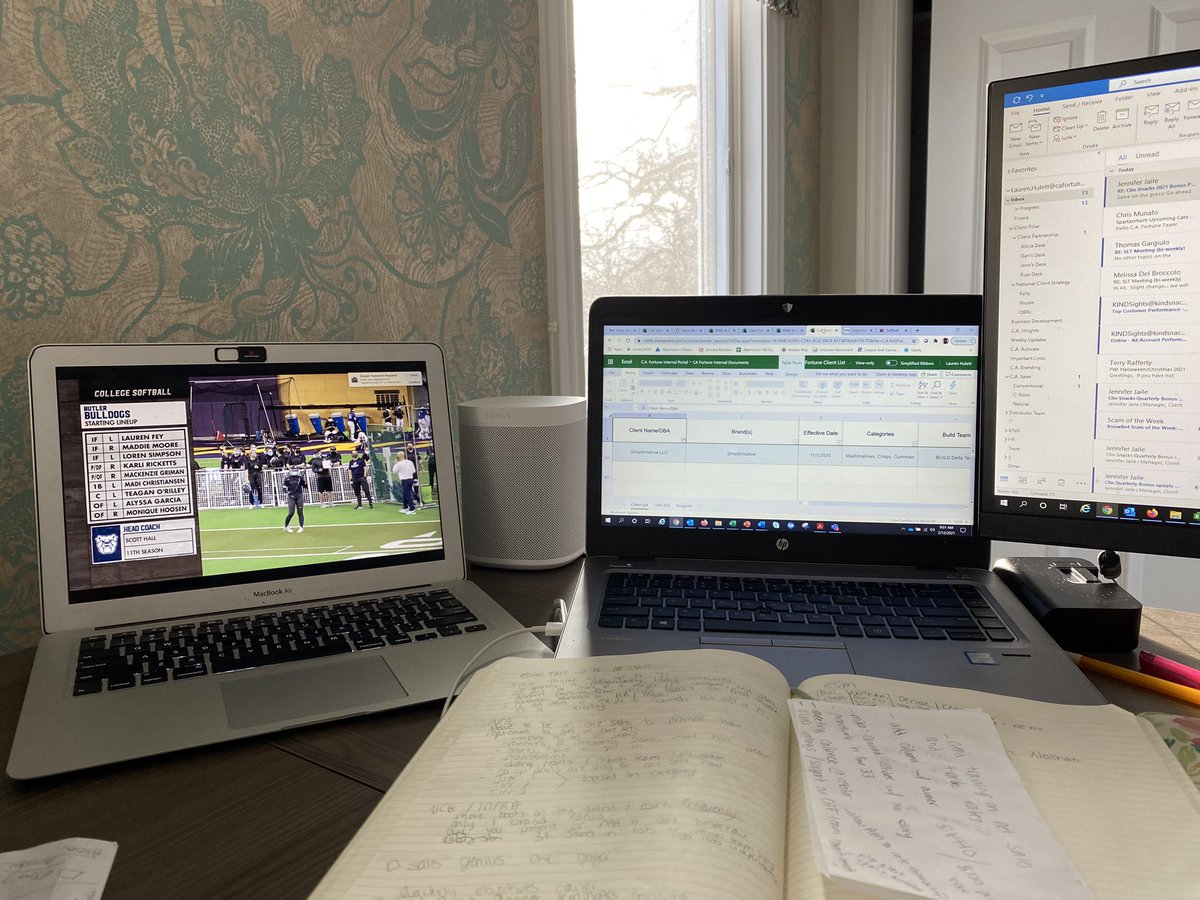 Lauren McNulty (@coach_mcnulty) on Twitter photo What a Friday!!! Kicking off the day with conference calls and watching <a href="/ButlerSoftball/">Butler Softball</a> start their season!
So much college softball on tv 🥰
Good luck, <a href="/torilley01/">Teagan O.</a> & <a href="/BUsoftballcoach/">Scott Hall</a>! 💙🐶 What a Friday!!! Kicking off the day with conference calls and watching <a href="/ButlerSoftball/">Butler Softball</a> start their season!
So much college softball on tv 🥰
Good luck, <a href="/torilley01/">Teagan O.</a> & <a href="/BUsoftballcoach/">Scott Hall</a>! 💙🐶