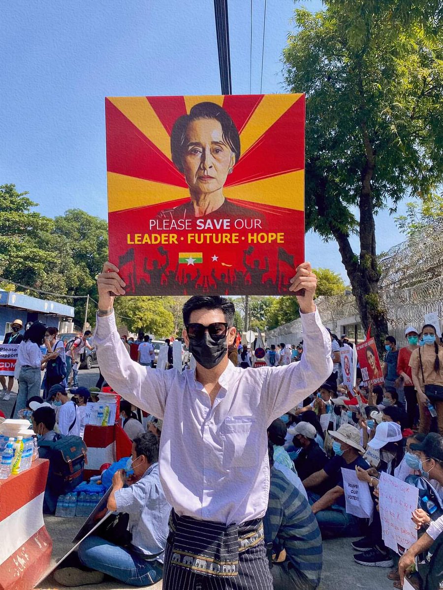 FREE OUR LEADERS

#CDM_IsTheAnswer 
#WhatsHappeningInMyanmar 
#Feb12Coup 
#SaveMyanmar